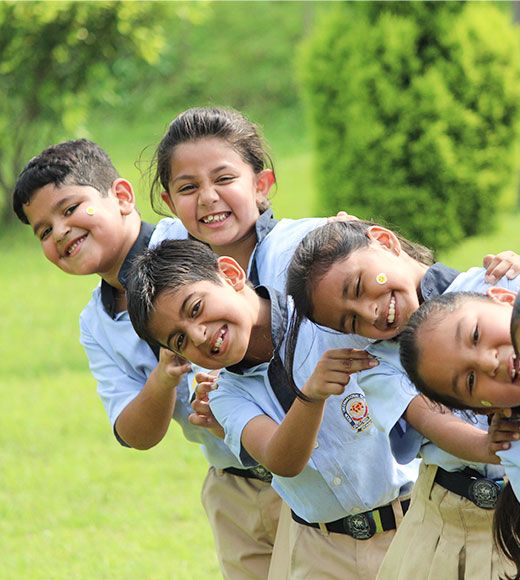 Group of our boarding schools boys and girls enjoying themselves